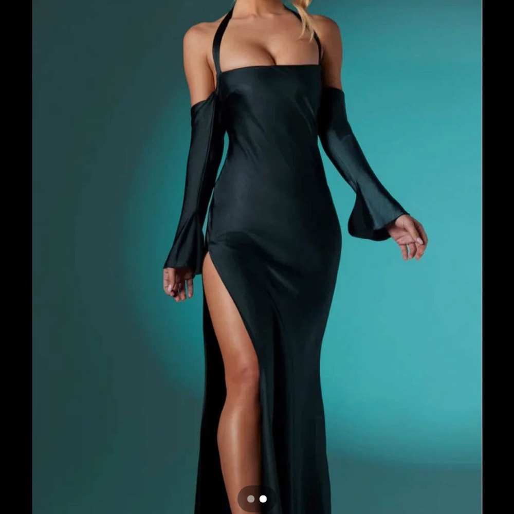 Oh Polly Elegant Black Wedding Dress